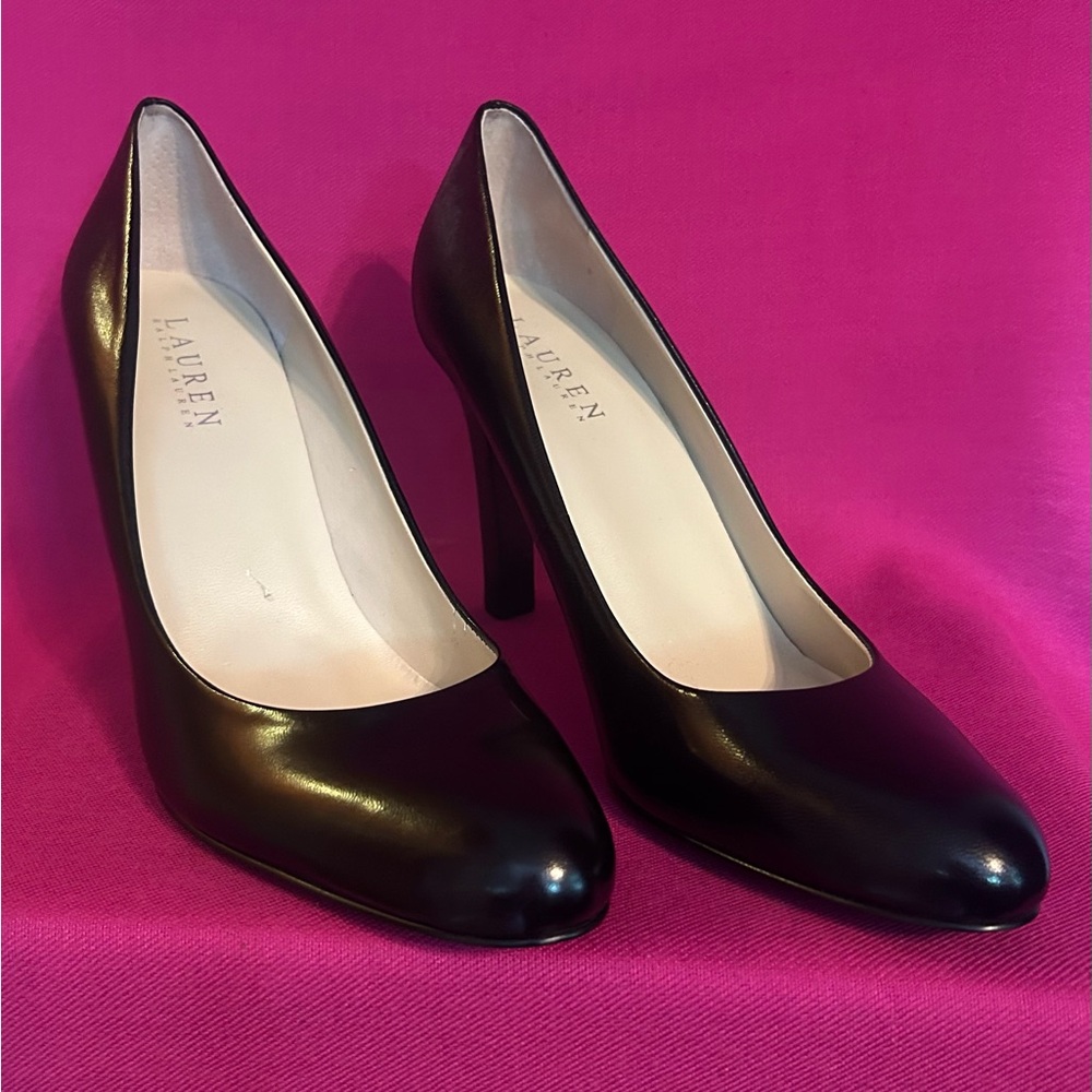 LAUREN Ralph Lauren Black Stiletto Heels - Picture 3 of 7